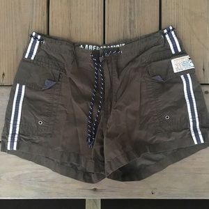 Abercrombie Olive Board Shorts size Small